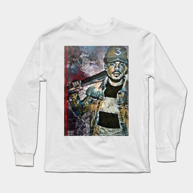 Brain Broken Long Sleeve T-Shirt by Bobby Zeik Art